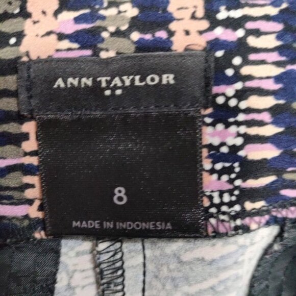 Ann Taylor Womens Printed Shorts Size 8/10 Polyester/Spandex Blend Multicolor - Picture 5 of 9